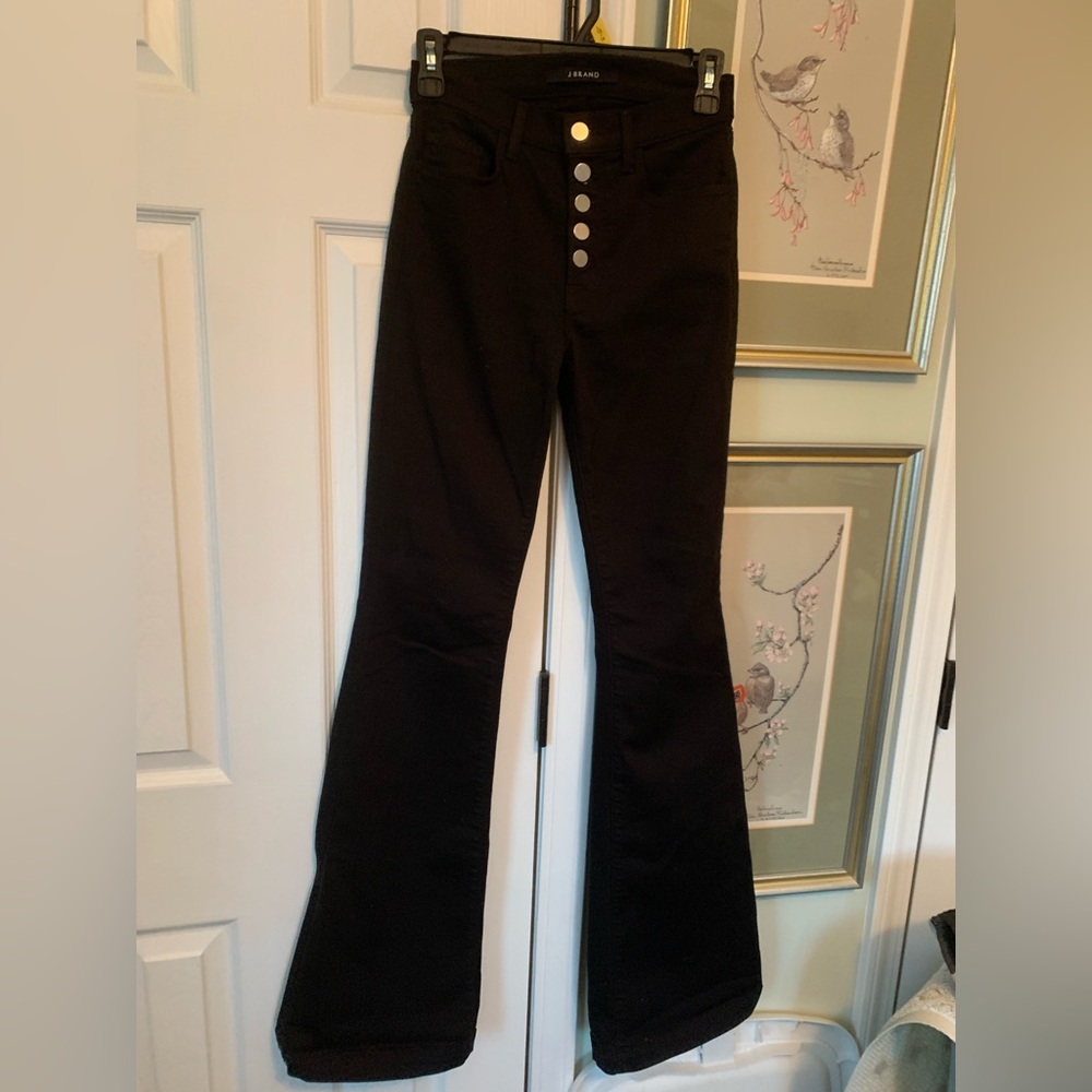 J Brand Black Flare Pants
